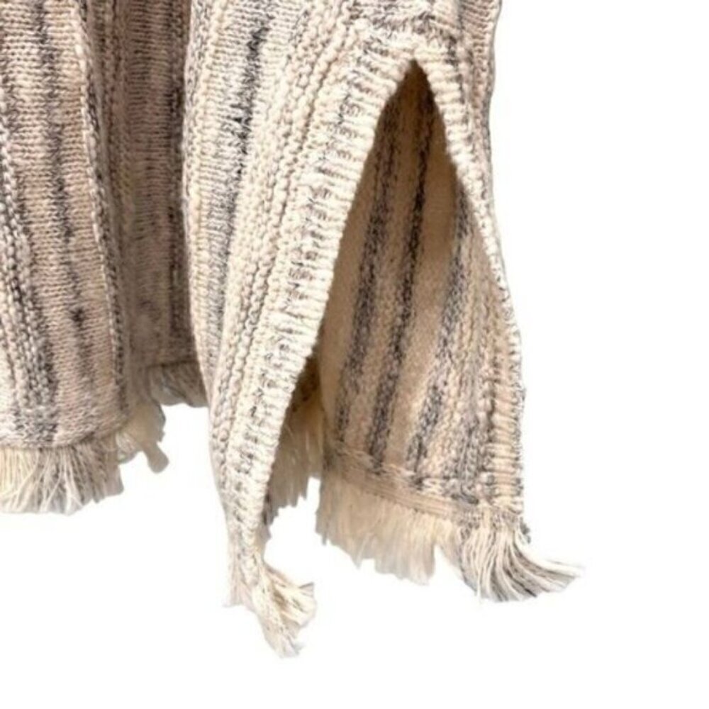 J. Jill Womens Marled Fisherman Knit Sweater Button Back - Picture 4 of 13